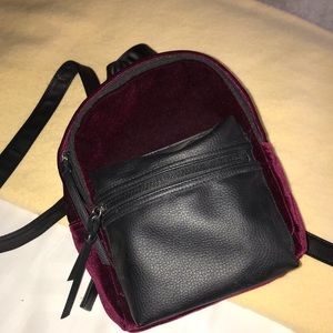 Velvet mini backpack